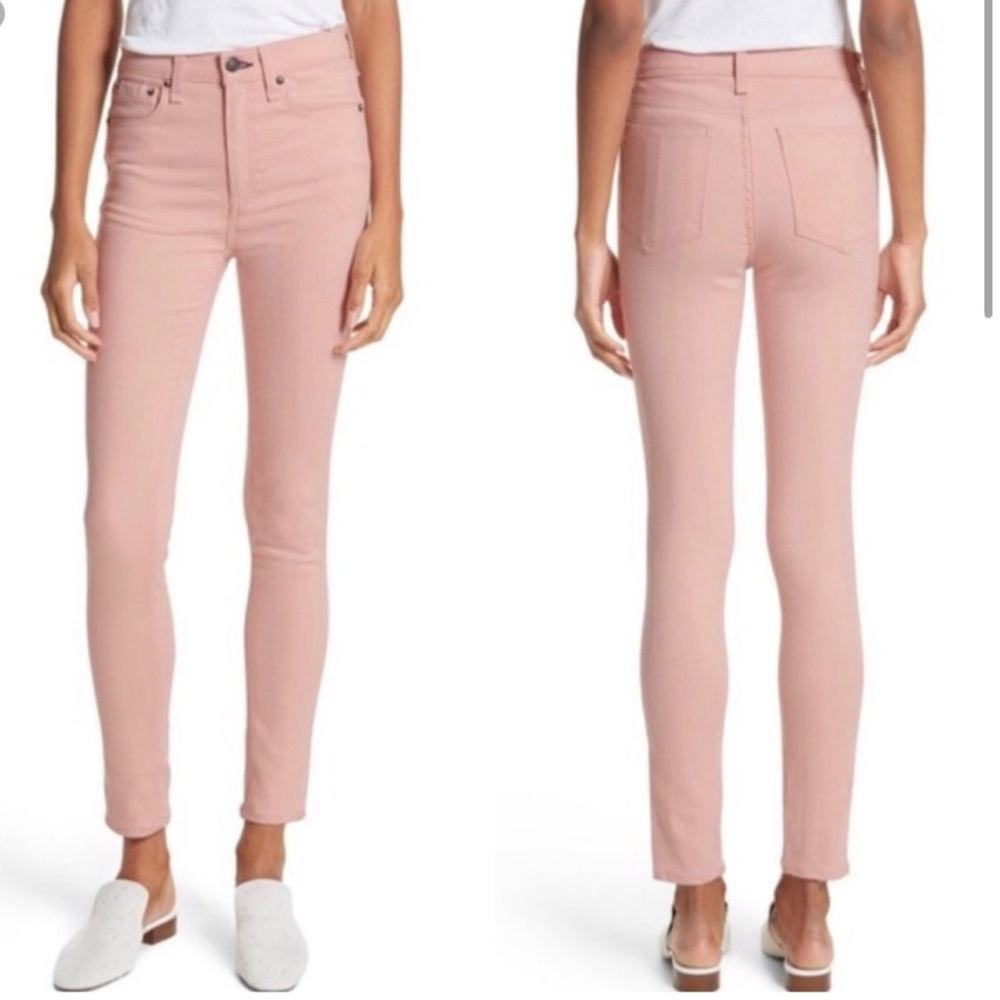 rag & bone Pink Skinny Jeans